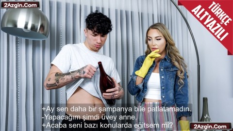 Şampanya Bile Patlatamayan Üvey Oğlunu Kocası Yokken Ağzında Patlattı