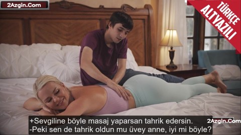 Kızları Nasıl Tahrik Edeceğini Öğreten Üvey Annesiyle Gerçek Prova Eylemi