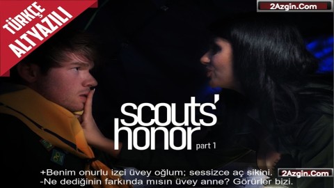 İzci Kadın Üvey Oğluyla Kurduğu Kamp Çadırında Mum Işığında Sikişti