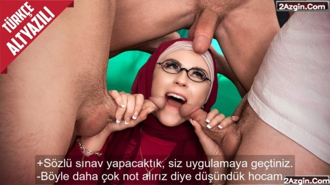 Türbanlı Öğretmenin Sözlü Sınavına Uygulamalı Geçiş Yapan Öğrenciler