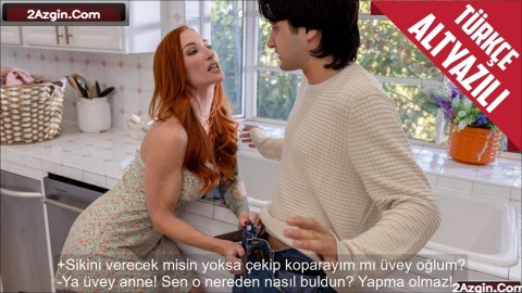 Manitasına Sakso Çektirdiği Videoyu Gören Üvey Annesi Aynısını İstedi