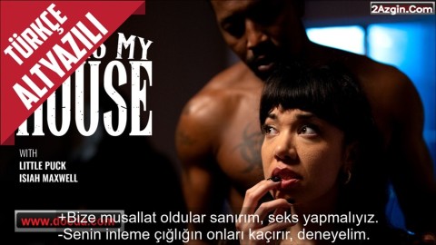 Eve Musallat Olan Yaratığı Çığlık Atarak Kovmak İstediği İçin İnleyerek Sikişti