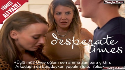 Üvey Annesi ve Onun En Yakın Arkadaşına Üçlü Teklif Eden Zampara Piç