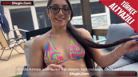 Evde Kimse Yok Diye Üvey Kardeşler Birbirlerini Siktiler