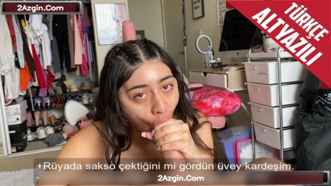 Geçen Gece Sürtüştüğü Balık Etli Üvey Ablasını Ağzına Vererek Uyandırdı